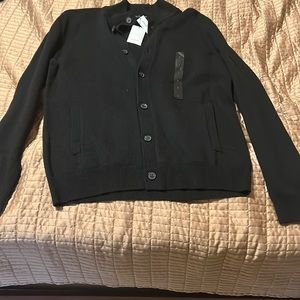 Men’s Ribbed Black Size L Soft + Stretchy